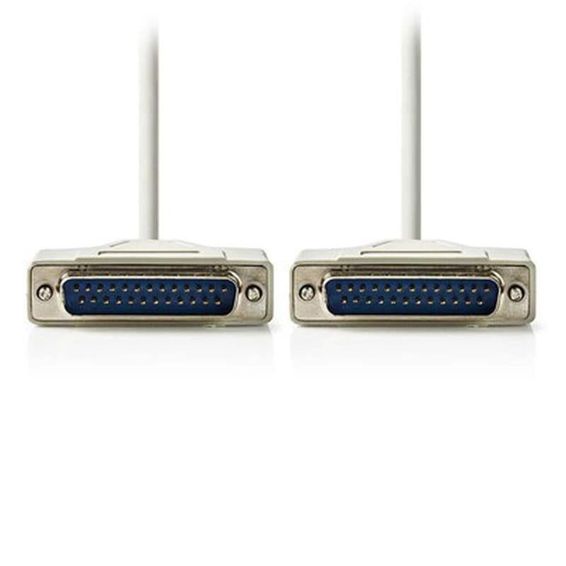 Nedis Ccgp52100iv20 Rs232 Cable D-sub 25-pin Male - D-sub 25-pin Male 2.0 M Ivor 233-0710