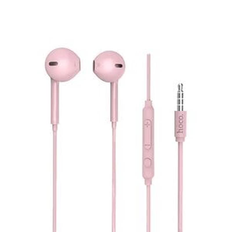 Ακουστικά Handsfree Hoco M55 3.5mm Jack - Ροζ