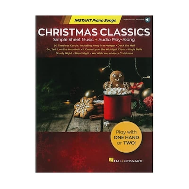 HAL LEONARD Hal Leonard Christmas Classics - Instant Piano Songs - Online Audio Βιβλίο Για Πιάνο