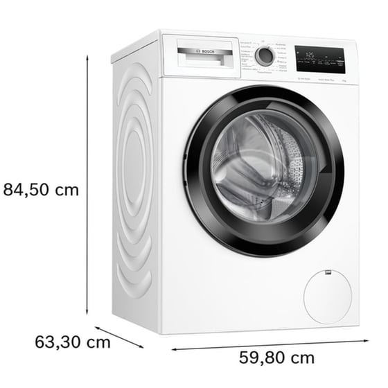 BOSCH WAN2829MGR 8 kg 1.400 Στροφές Λευκό Πλυντήριο Ρούχων image 7