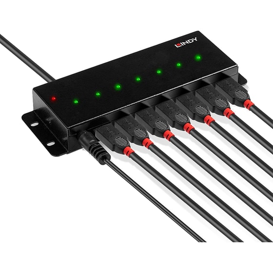 Lindy 42794 USB Hub 7-Port USB 2.0 συμβατό με USB-A image 4