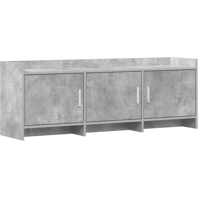Έπιπλο Τηλεόρασης VidaXL 130 x 33 x 47 cm - Γκρι Σκυροδέματος
