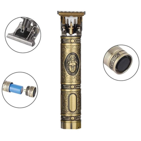 ARIA TRADE Trimmer Επαναφορτιζόμενο Χρυσό image 1