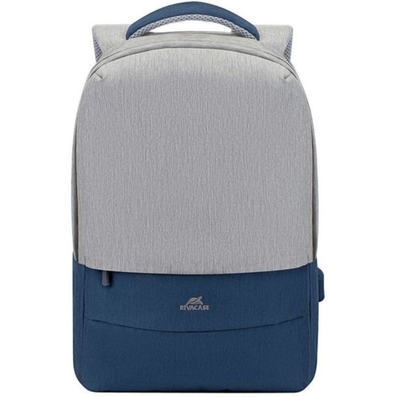Τσάντα Laptop Rivacase Prater 15.6" - Γκρι/Σκούρο Μπλε image 0