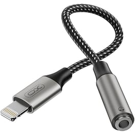 Αντάπτορας XO NBR258C Lightning Male σε 3.5 mm Female - Γκρι