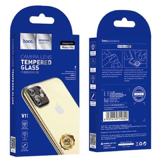 Προστατευτικό καμερών Apple iPhone 11 Pro - Hoco Tempered Glass Flexible Film image 0