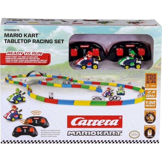 Carrera Mario Kart™ Tabletop: Mario & Luigi Τηλεκατευθυνόμενα Αυτοκίνητα με Πίστα 1:50 (370430015) image 0