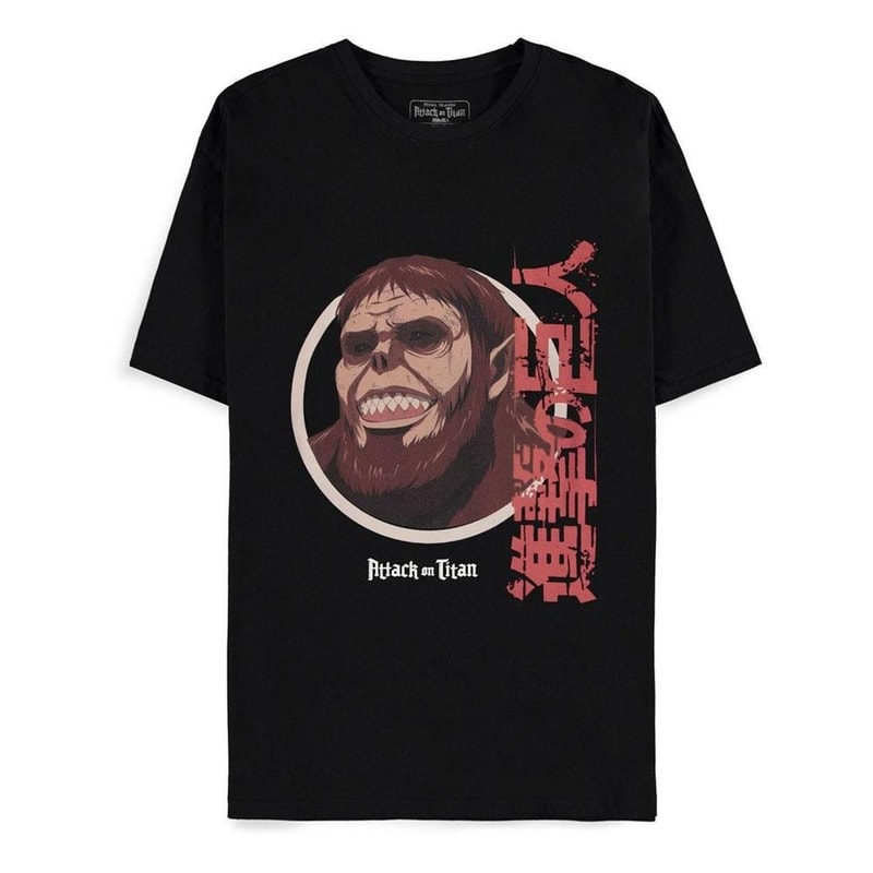 DIFUZED T-shirt Difuzed Attack On Titan Beast Titan - Μαύρο