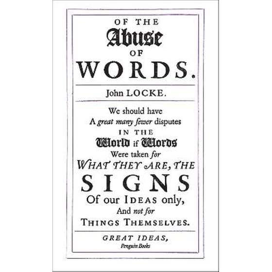 Of the Abuse of Words image 0