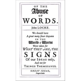 Of the Abuse of Words