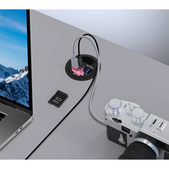 Icy Box IB-HUB1404A USB Hub 7-Port USB 3.0 συμβατό με USB-A image 5