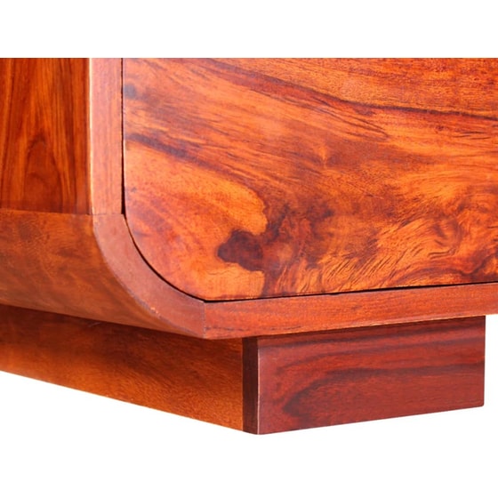 Τραπεζάκι Σαλονιού VidaXL από Μασίφ Ξύλο Sheesham 90x40x35cm - Καφέ image 8