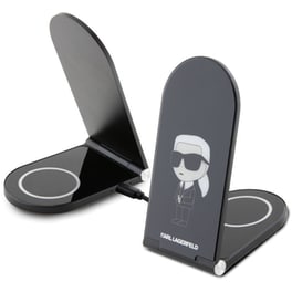 Ασύρματος Φορτιστής Karl Lagerfeld Magnetic Desk Charger 15W - Black