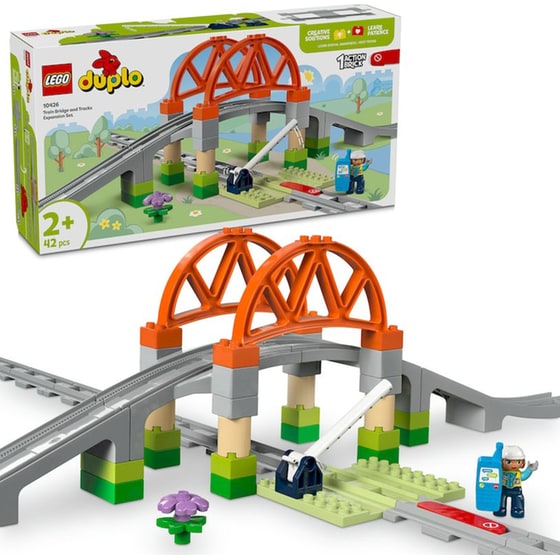 LEGO® DUPLO® Town Σετ Επέκτασης με Γέφυρα και Τροχιές Τρένου (10426) image 6
