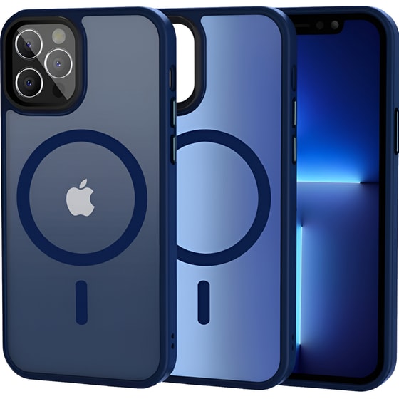 Θήκη Apple iPhone 12 & 12 Pro - Tech-Protect MagMat - Matte Navy image 0