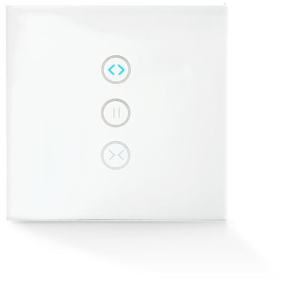 Διακόπτης Τοίχου NEDIS Wi-Fi Smart WIFIWC10WT - Λευκό image 0