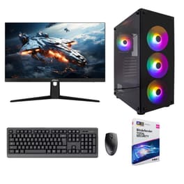 Desktop Vengeance Vanguard X9 (Ryzen 5-5500/16GB/512GB SSD/Radeon RX 6400/Win11Home) & Dahua E231B Gaming Monitor 27'' & Trust Primo Ασύρματο Πληκτρολόγιο/Ποντίκι & BitDefender Total Security