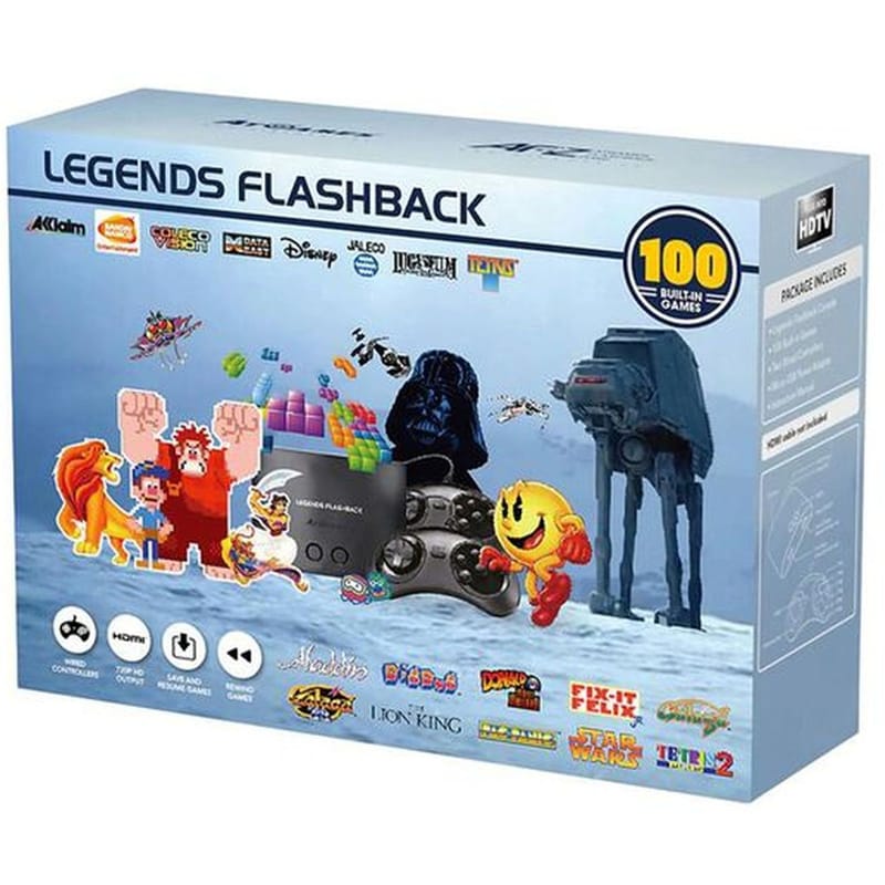 AT GAMES Ρετρό Κονσόλα AT Games Legends Flashback 100 Games