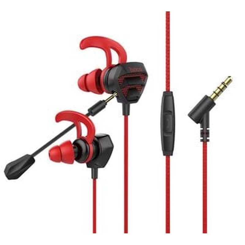 Ακουστικά Handsfree Hoco M45 Promenade 3.5mm Jack - Κόκκινο