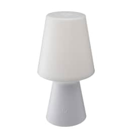 Επαναφορτιζόμενο Πορτατίφ Αφής Led Spitishop Φ12.5x23 cm - Λευκό
