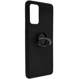 Θήκη Samsung Galaxy A72 - Ancus Autofocus Shock Proof με Ring Holder - Μαύρο