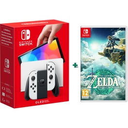 Nintendo Switch OLED Model White & The Legend of Zelda: Tears of The Kingdom