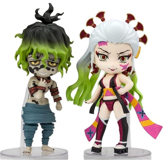 Φιγούρα BANDAI TAMASHII NATIONS Demon Slayer: Kimetsu No Yaiba Mini - Daki & Gyutaro (9cm) image 1