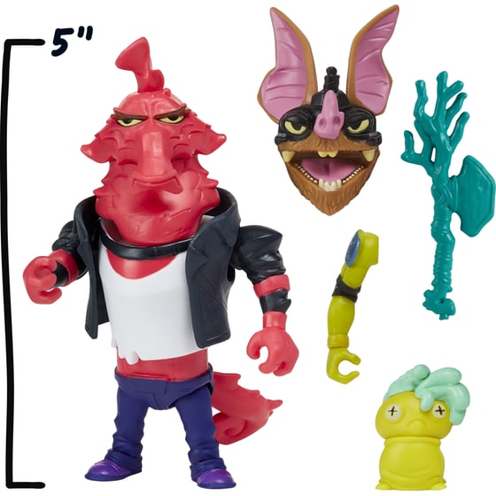 Χελωνονιντζάκια Giochi Preziosi Φιγούρα Mix 'n Match Mutations 1 Τμχ (12cm) - Τυχαία Επιλογή Σχεδίου (T0201900) image 50