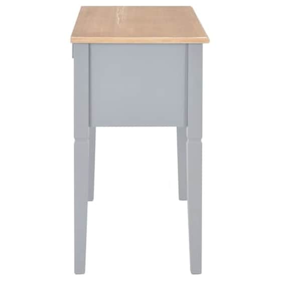 Γραφείο με Συρτάρια VidaXL από MDF 109.5x45 cm - Γκρι image 5