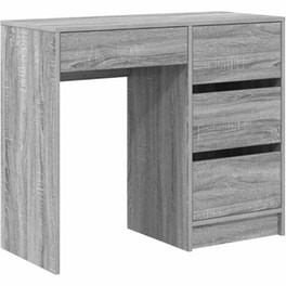 Γραφείο VidaXL από Επεξεργασμένο Ξύλο 90x37,5x75 cm - Γκρι Sonoma