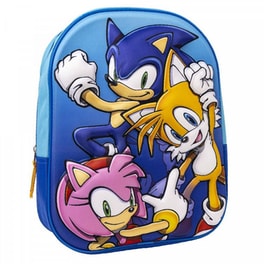 Τσάντα Πλάτης 3D Sonic and Friends