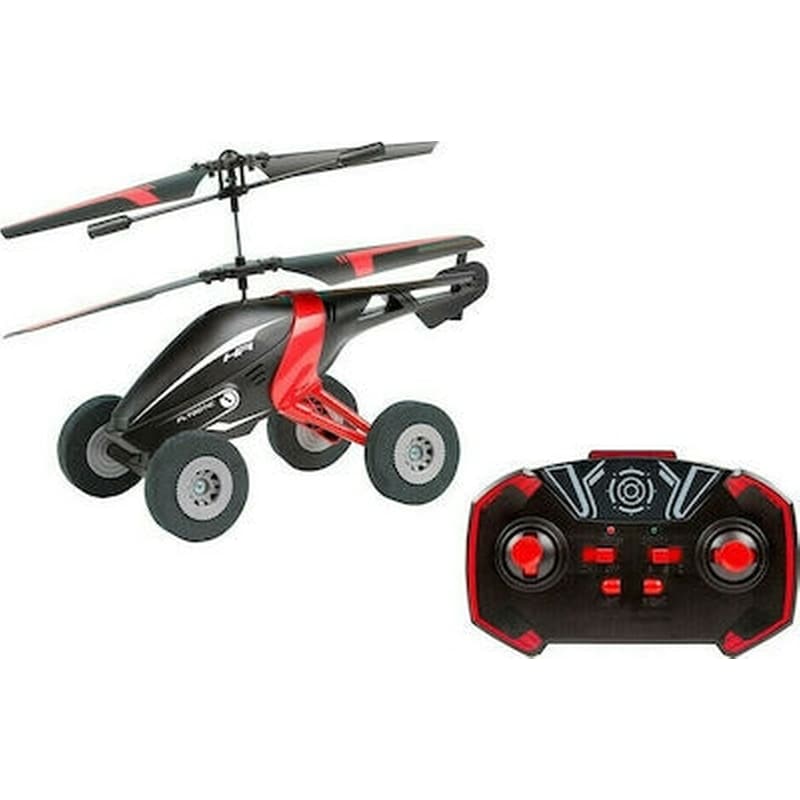 Air Wheelz Τηλεκατευθυνόμενο Ελικόπτερο Κόκκινο