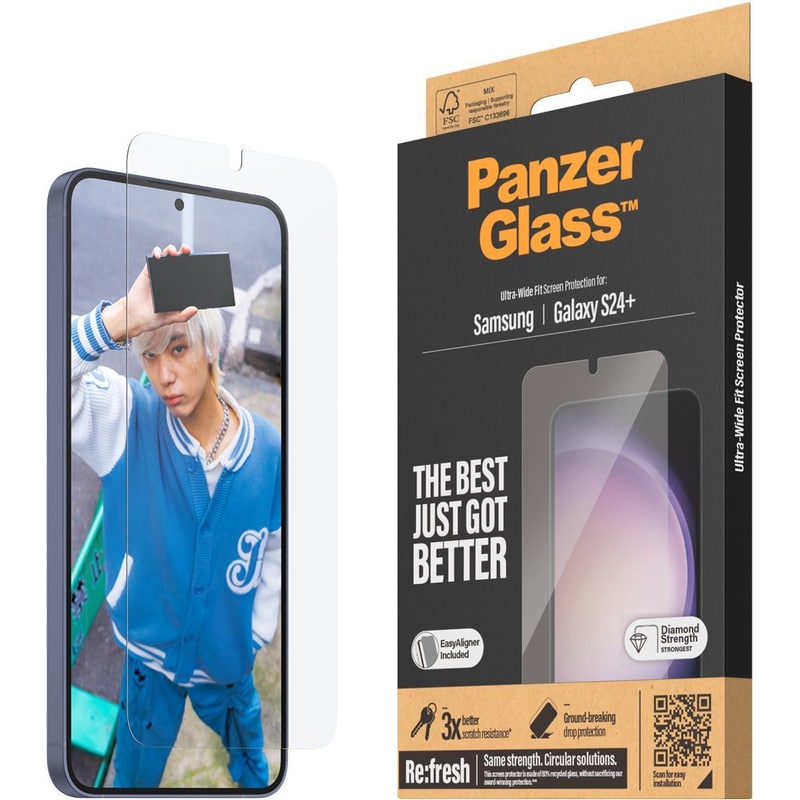 PANZERGLASS Προστατευτικό οθόνης Samsung Galaxy S24 Plus - Panzerglass Screen Protector Ultra Wide Fit Anti-Scratch