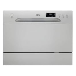AEG FFB21200CS για 6 Σερβίτσια Inox Πλυντήριο Πιάτων Πάγκου
