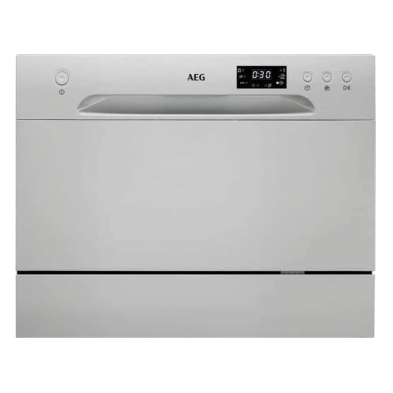 AEG AEG FFB21200CS για 6 Σερβίτσια Inox Πλυντήριο Πιάτων Πάγκου