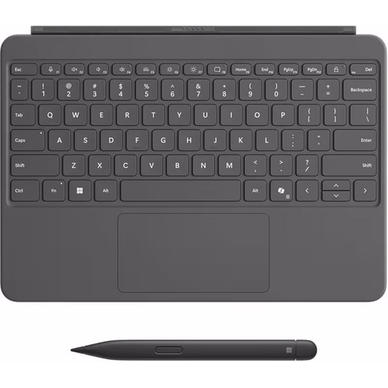 Bundle Microsoft Surface Pro Copilot+ PC 12" PixelSense (Snapdragon X Plus/16 GB/256 GB UFS/Qualcomm Adreno/Windows 11 Home) Platinum Laptop + Microsoft Surface Pro 12" Keyboard with Slim Pen - Μαύρο image 1