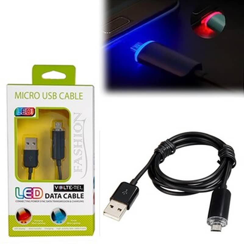 MICRO USB DVCS LED USB BLK ΦΟΡ ΗΣ-DATA