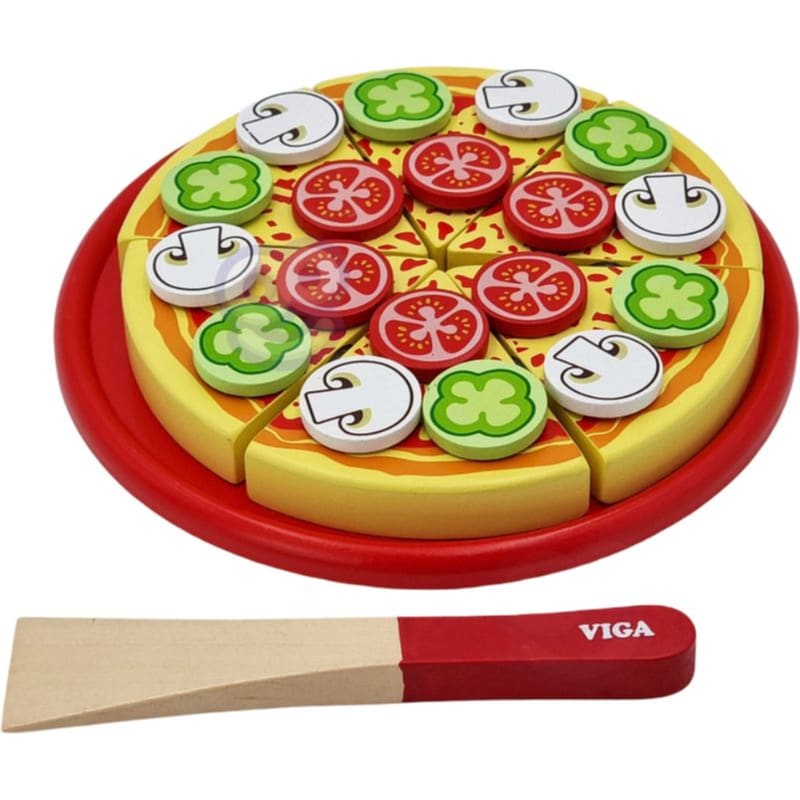 VIGA Ξύλινο Παιχνίδι Ρόλων VIGA - Pizza