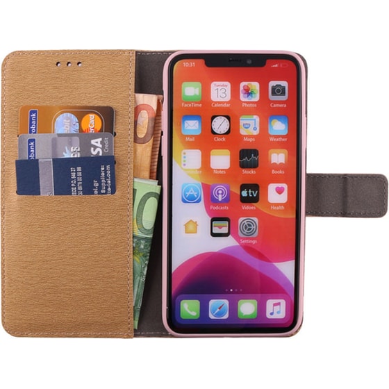Θήκη Apple iPhone 11 - Volte-tel Allure Magnet Book Stand Clip - Gold image 2