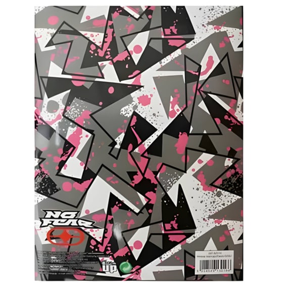 Φάκελος Πρεσπάν Back Me Up με Λάστιχο A4 No Fear Pink Splas image 1