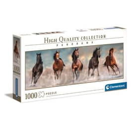 Παζλ High Quality Collection Panorama Άλογα Clementoni (1000 Κομμάτια)