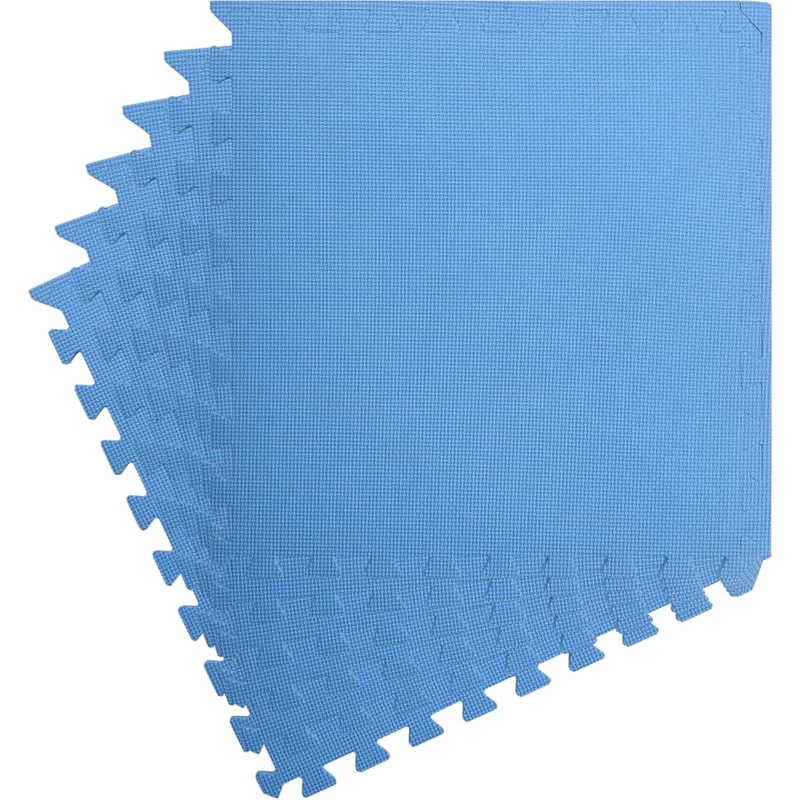 VIDAXL Δάπεδο Γυμναστικής VidaXL από EVA Foam Σετ 6 Τμχ 60x60 cm - Μπλε