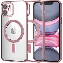Θήκη Apple iPhone 11 - Tech-Protect MagShine MagSafe με πλαίσιο κάμερας - Rose Gold