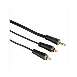 Καλώδιο Ήχου Hama 123238 RCA male σε 3.5mm Jack male - 0.75m
