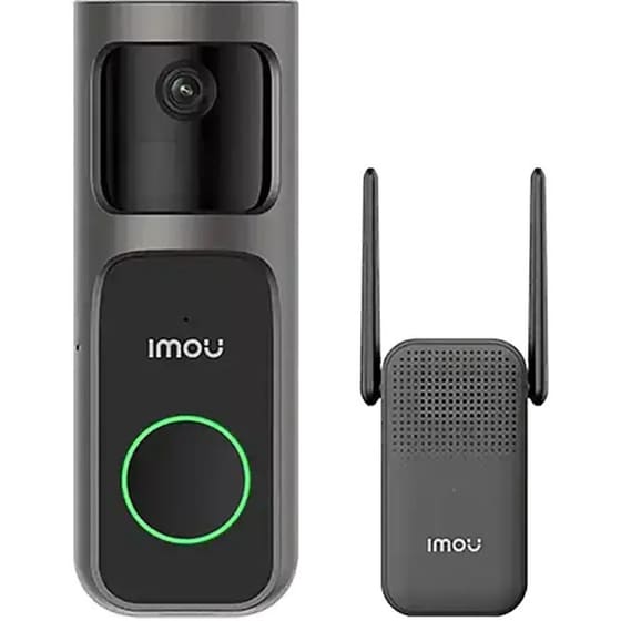 Κουδούνι πόρτας Imou DB-2SP-3T0W/DS2S 2S Kit με Wi-Fi - Μαύρο image 1