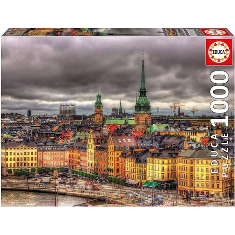 Παζλ Views Of Stockholm Sweeden Educa (1000 Κομμάτια)