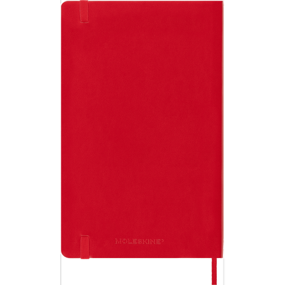 Ακαδημαϊκό Ημερολόγιο Εβδομαδιαίο Moleskine 2024-25 18Μ Large Scar. Red Soft image 5