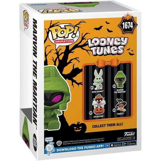 Funko Pop! Animation - Looney Tunes - Marvin The Martian #1674 image 1