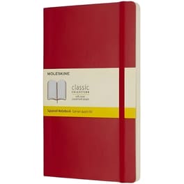 Σημειωματάριο Moleskine Large Καρέ Κόκκινο (1 Τεμάχιο)