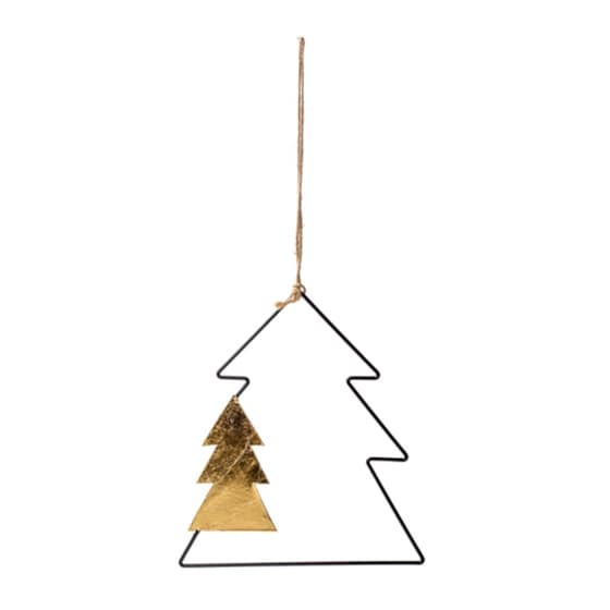 Χριστουγεννιάτικο Στολίδι Baden Μεταλλικό - Δέντρο image 0